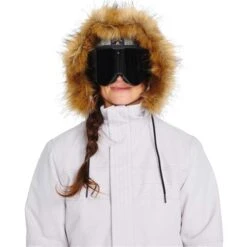 Volcom Fawn Ins Jacket - Women's -Ski Series fw23 volcom womensfawninsulatedjacket amethystsmoke 4