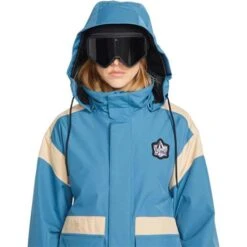 Volcom Melancon Gore-Tex Jacket - Women's -Ski Series fw23 volcom womensmelancongoretexjacket petrolblue 4