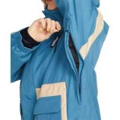 Volcom Melancon Gore-Tex Jacket - Women's -Ski Series fw23 volcom womensmelancongoretexjacket petrolblue 5