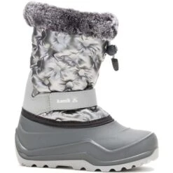 Kamik Penny 3 Snow Boots - Junior 12 Kamik Penny 3 Snow Boots - Junior -Ski Series kam pen sil1 2223fw