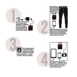 Mens Heated Base Layer Bottom -Ski Series mens heated baselayer bottom4