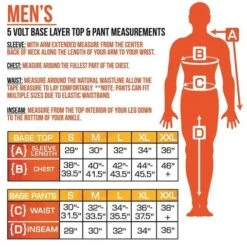 Mens Heated Base Layer Top -Ski Series mens heated baselayer top3