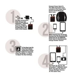 Mens Heated Base Layer Top -Ski Series mens heated baselayer top5