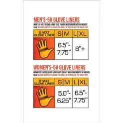 Mens Heated Glove Liners -Ski Series mens heated glove liners3