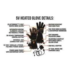 Mens Heated Snow Gloves 9 Mens Heated Snow Gloves -Ski Series mens heated snow gloves3