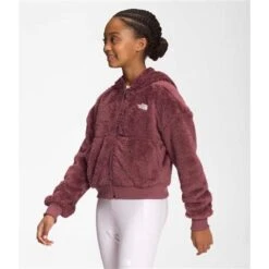 The North Face Suave Oso Full Zip Hooded Jacket - Girl's -Ski Series nf0a7uma 6r4 02 22 23