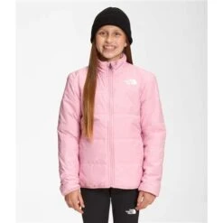 The North Face Reversible Mossbud Jacket - Girl's -Ski Series nf0a7umr 6r0 01 22 23