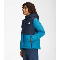 The North Face Reversible Mount Chimbo Full Zip Hooded Jacket - Boy's -Ski Series nf0a7wos ja7 03 22 23