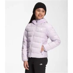 The North Face Reversible North Down Hooded Jacket - Girl's -Ski Series nf0a7woy 6s1 01 22 23