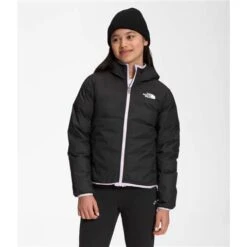 The North Face Reversible North Down Hooded Jacket - Girl's -Ski Series nf0a7woy 6s1 02 22 23
