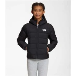 The North Face Reversible North Down Hooded Jacket - Girl's -Ski Series nf0a7woy jk3 01 22 23