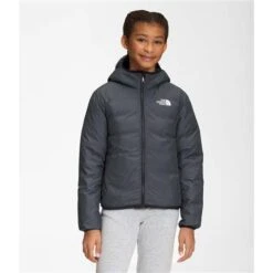 The North Face Reversible North Down Hooded Jacket - Girl's -Ski Series nf0a7woy jk3 02 22 23