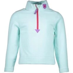Obermeyer Ultra Gear Zip Top 34 Obermeyer Ultra Gear Zip Top -Ski Series obermeyer ultra gear zip top youth front sea glass