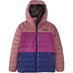 Patagonia Kid's Reversible Down Sweater Hoody With NetPlus - 68640 -Ski Series prf2223 68640 wabk to
