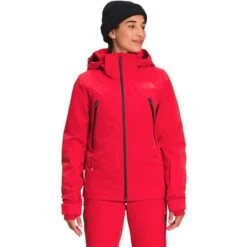 Women The North Face Lenado Jacket - NF0A4R1M -Ski Series tnf lenado jkt tnf red 1