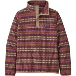 Women's Patagonia Micro D Snap-T Pullover -Ski Series wbf2223 26020 disb