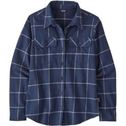 Patagonia L/S Organic Cotton Midweight Fjord Flannel Shirt - Women's (42405) 19 Patagonia L/S Organic Cotton Midweight Fjord Flannel Shirt - Women's (42405) -Ski Series wbf2223 42405 wlne