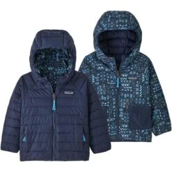 Patagonia Baby Reversible Down Sweater Hoody With NetPlus- 61372 -Ski Series wbf2223 61372 watl