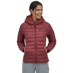 Patagonia Women's Down Sweater Hoody With Net Plus - 84712 26 Patagonia Women's Down Sweater Hoody With Net Plus - 84712 -Ski Series wbf2223 84712 seqr jcc1