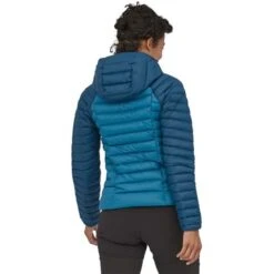 Patagonia Women's Down Sweater Hoody With Net Plus - 84712 30 Patagonia Women's Down Sweater Hoody With Net Plus - 84712 -Ski Series wbf2223 84712 wavb bj2