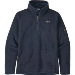 Patagonia Better Sweater 1/4 Zip - Girl's 7 Patagonia Better Sweater 1/4 Zip - Girl's -Ski Series wbs20 65696 nena