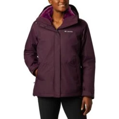 Columbia Bugaboo II Fleece Interchange Jacket - Women's - 2023 Model -Ski Series wcolumbia bugabooiiinterchange jacket blkcherry front