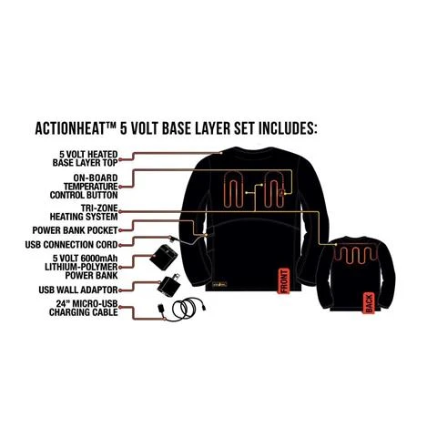 Womens Heated Base Layer Top 5 Womens Heated Base Layer Top - Image 3