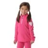 Zemu Junior 1/4 Zip Fleece Top - Girl's -Ski Series zem wk1501j pink fus